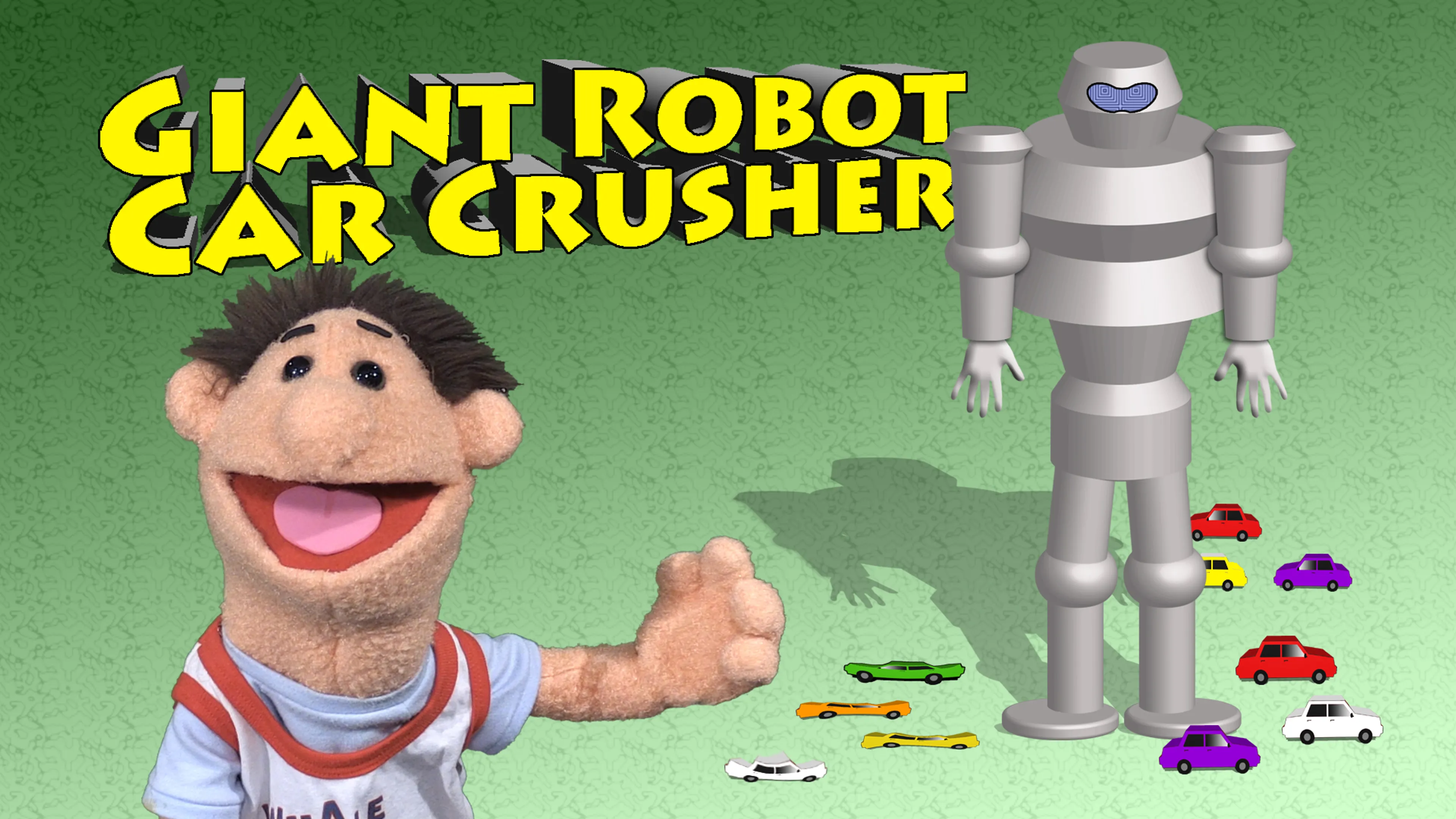 Giant Robot Car Crusher poster